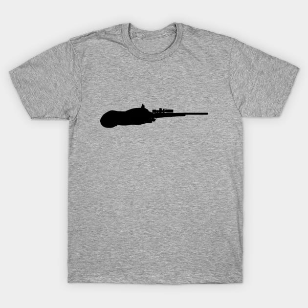 Sniper Shepherd T-Shirt by ArmedGinger